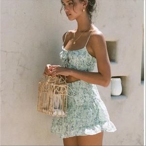 NEW SABO Women's Floral Cutout Dress